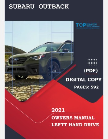 subaru outback 2021 owners manual
